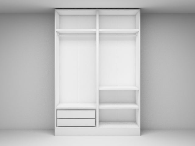 棚・パイプ・引出しセット4枚扉／MP3-2000HG